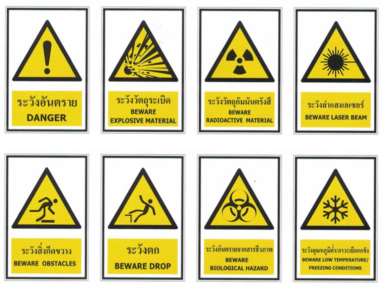 ป้ายความปลอดภัย เครื่องหมายเตือน – Qulity Circle