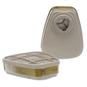 ตลับไส้กรอง 3M : 6006 ป้องกันสารเคมีหลายตัว OV/AG/AM/MA/Formaldehyde (Multi-Gas Cartridge)