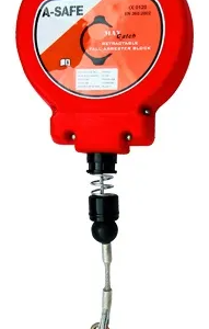 รอกนิรภัย ชนิดแขวน ระบบดึงกลับและล็อคอัตโนมัติ รุ่น PCGS สีแดง