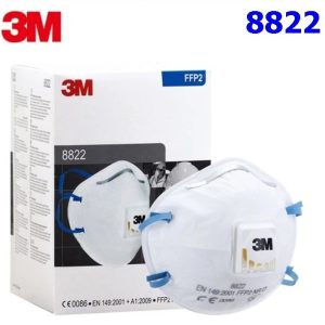 หน้ากากป้องกันฝุ่น 3M รุ่น 8822 (10ชิ้น/กล่อง)