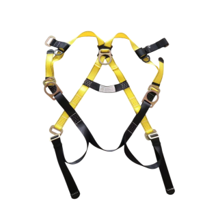 เข็มขัดนิรภัยเต็มตัว Spider-XT รุ่น LTZ-D2201-H01 สีเหลือง-ดำ (3 D-Ring,2 จุดเกี่ยวพิเศษ)
