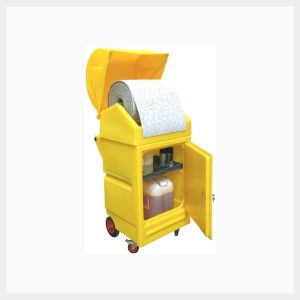 UNIVERSAL CART W/ROLLL HOLDER (ABSORBS 126 LITRES ) รถเข็นวัสดูดซับทั่วไป สีเทา