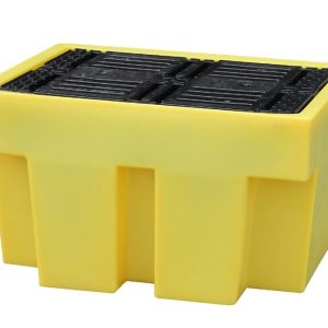 พาเลทรองสารเคมี ROMOLD รุ่น BP1 (TSSBP1) รองรับ 225 ลิตร(L) (1ถัง) 90x70x52.5 ซม. สีเหลือง