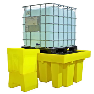 ถาดรองรับน้ำสำหรับชุดจัดเก็บ IBC ROMOLD รุ่น BB1T (TSSBB1T) ขนาด 54.5x55x85.5 ซม. สีเหลือง ใช้กับ รุ่น TSSBB1