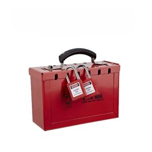 กล่องล็อคแบบกลุ่ม และเก็บตัวล็อคได้ Safety Portable Group Lockout Box